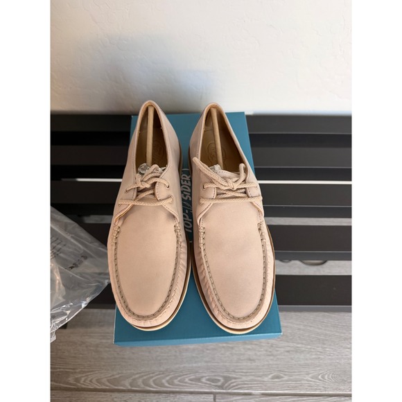 SPERRY Captains Oxford Preppy Women's Nubuck Leather Shoes Size 8.5 NEW